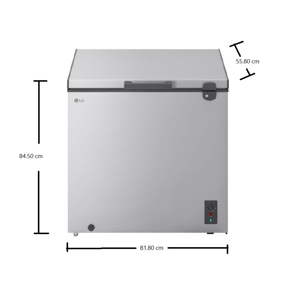 ตู้แช่ 1 ระบบ LG GC-B205BQCF.ADVPLMT 6.9 คิว สีเงิน