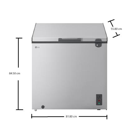 ตู้แช่ 1 ระบบ LG GC-B205BQCF.ADVPLMT 6.9 คิว สีเงิน_5