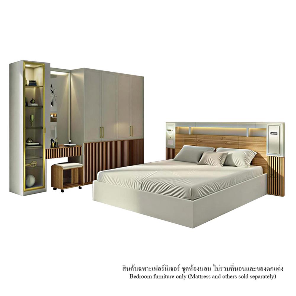 ชุดห้องนอน 6 ฟุต KONCEPT MAGORIA สี IVORY