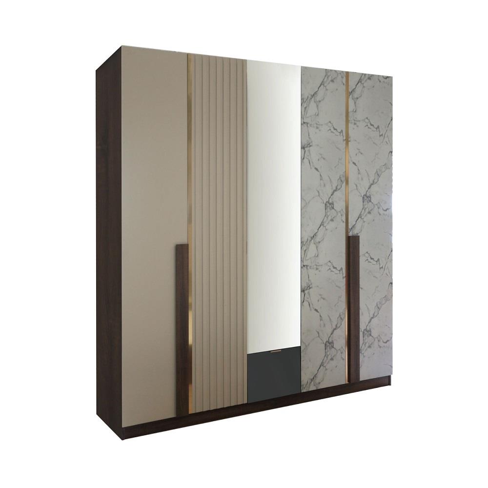 ชุดห้องนอน 6 ฟุต KONCEPT 2-ELLENA สี MOCHA OAK