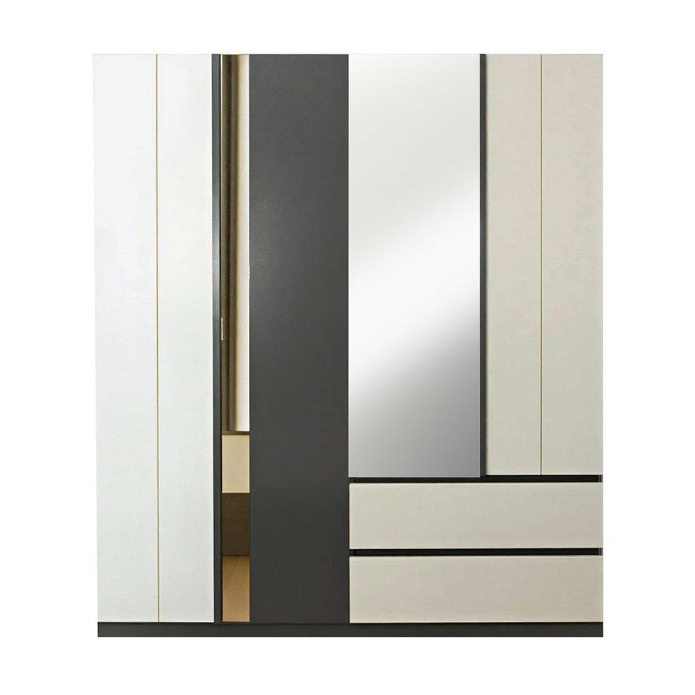 ชุดห้องนอน 6 ฟุต KONCEPT GARLAND สี SHADOW