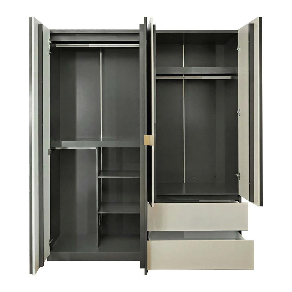 ชุดห้องนอน 6 ฟุต KONCEPT GARLAND สี SHADOW