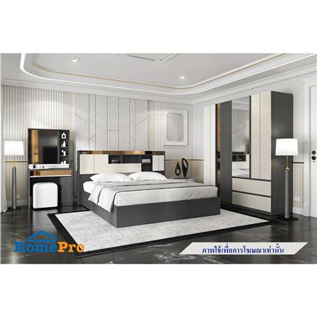 ชุดห้องนอน 6 ฟุต KONCEPT GARLAND สี SHADOW_6