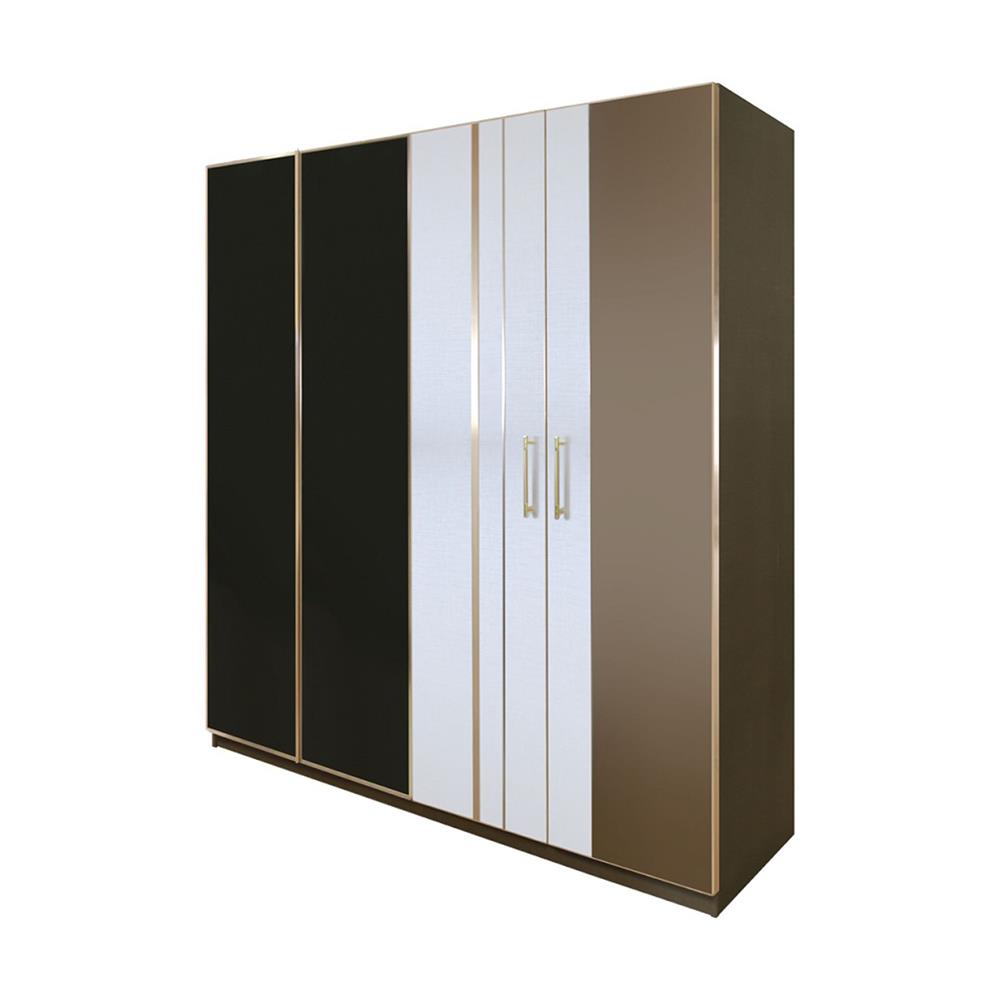 ชุดห้องนอน 6 ฟุต KONCEPT 2-RACHELLE สี DARK BROWN