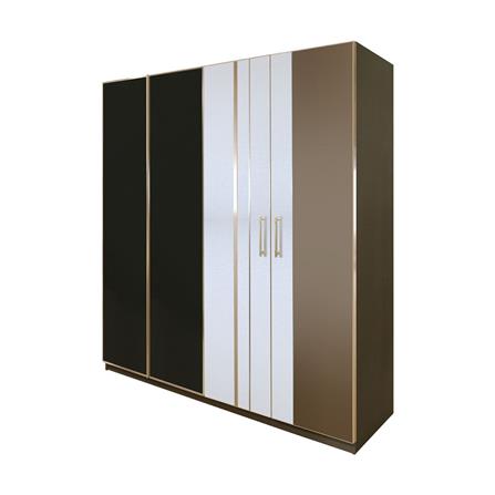 ชุดห้องนอน 6 ฟุต KONCEPT 2-RACHELLE สี DARK BROWN_3