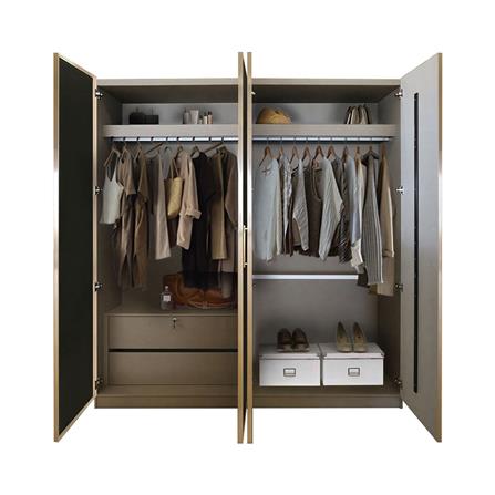 ชุดห้องนอน 6 ฟุต KONCEPT 2-RACHELLE สี DARK BROWN_4