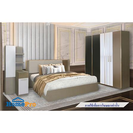 ชุดห้องนอน 6 ฟุต KONCEPT 2-RACHELLE สี DARK BROWN_5