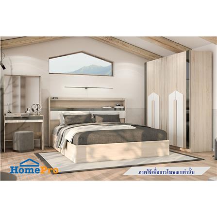 ชุดห้องนอน 6 ฟุต KONCEPT ODENSE สี SOLID OAK_5