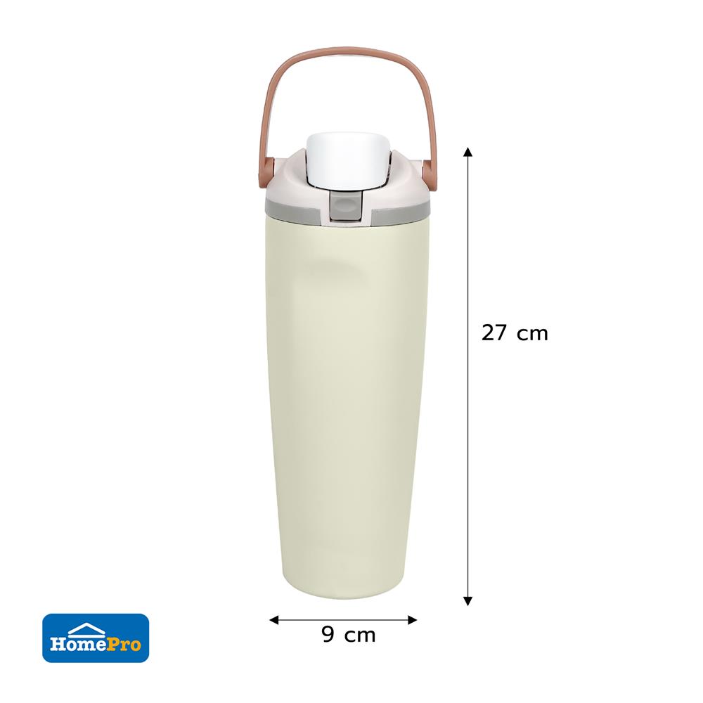 กระติกสุญญากาศ 0.9 ลิตร HOMEPRO CANDY COLOR สีครีม