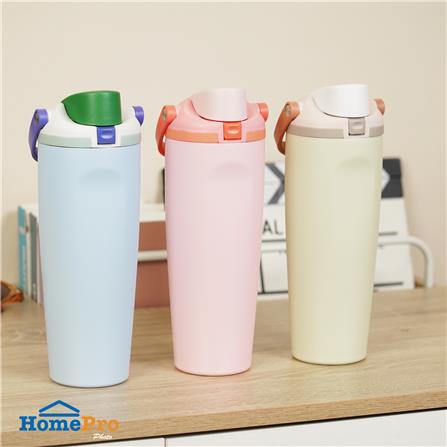 กระติกสุญญากาศ 0.9 ลิตร HOMEPRO CANDY COLOR สีครีม_9