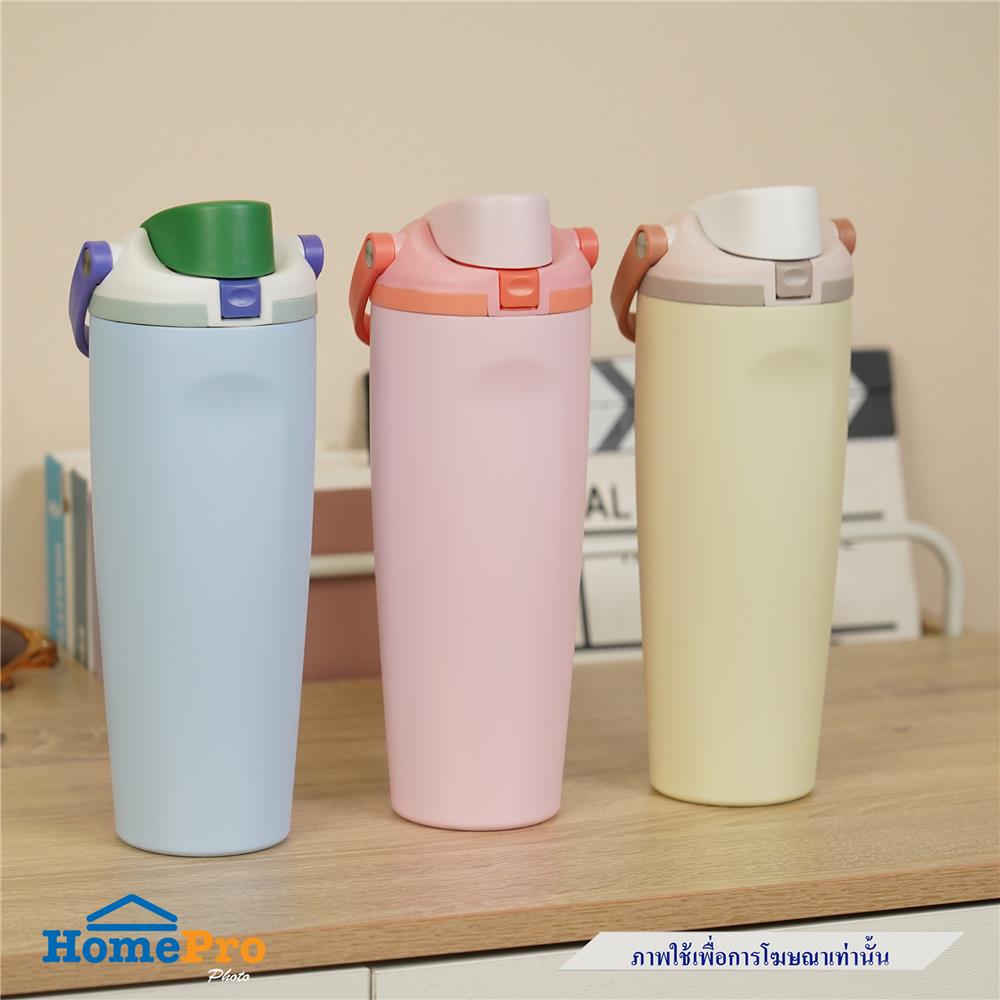 กระติกสุญญากาศ 0.9 ลิตร HOMEPRO CANDY COLOR สีชมพู