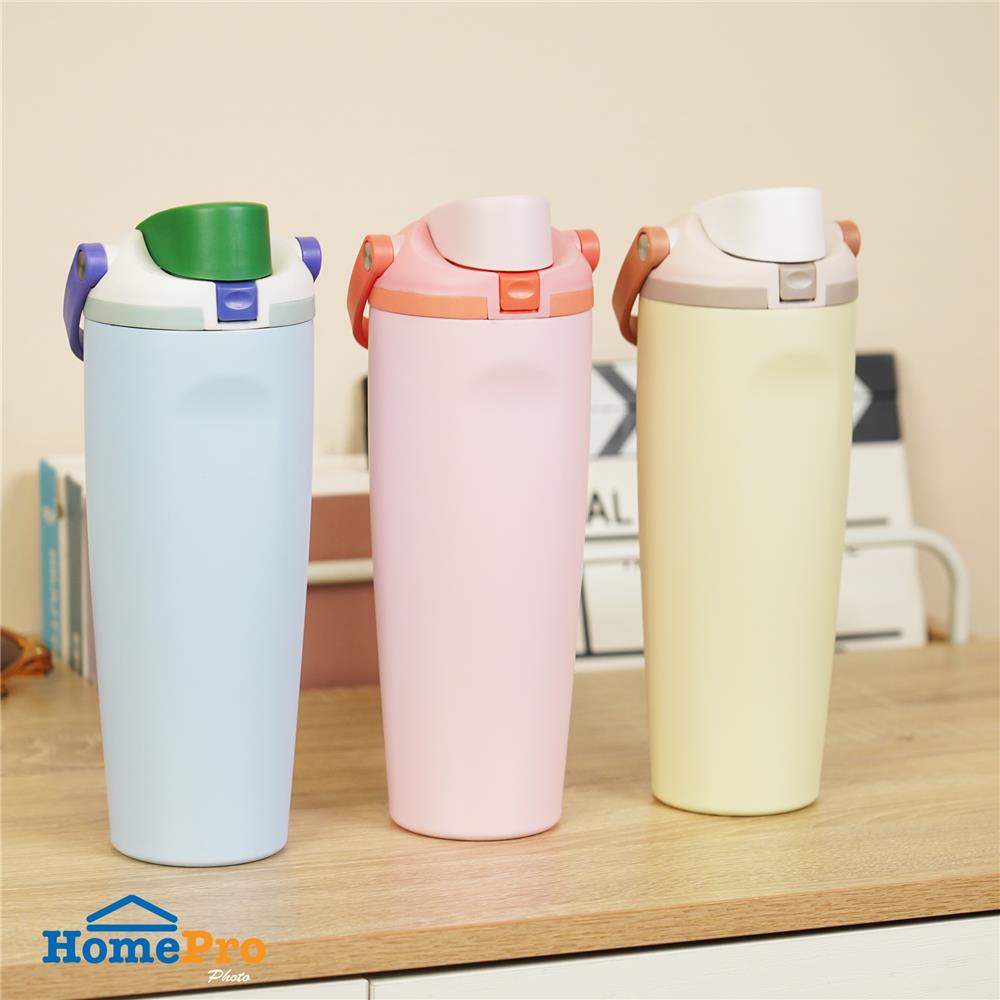กระติกสุญญากาศ 0.9 ลิตร HOMEPRO CANDY COLOR สีฟ้า