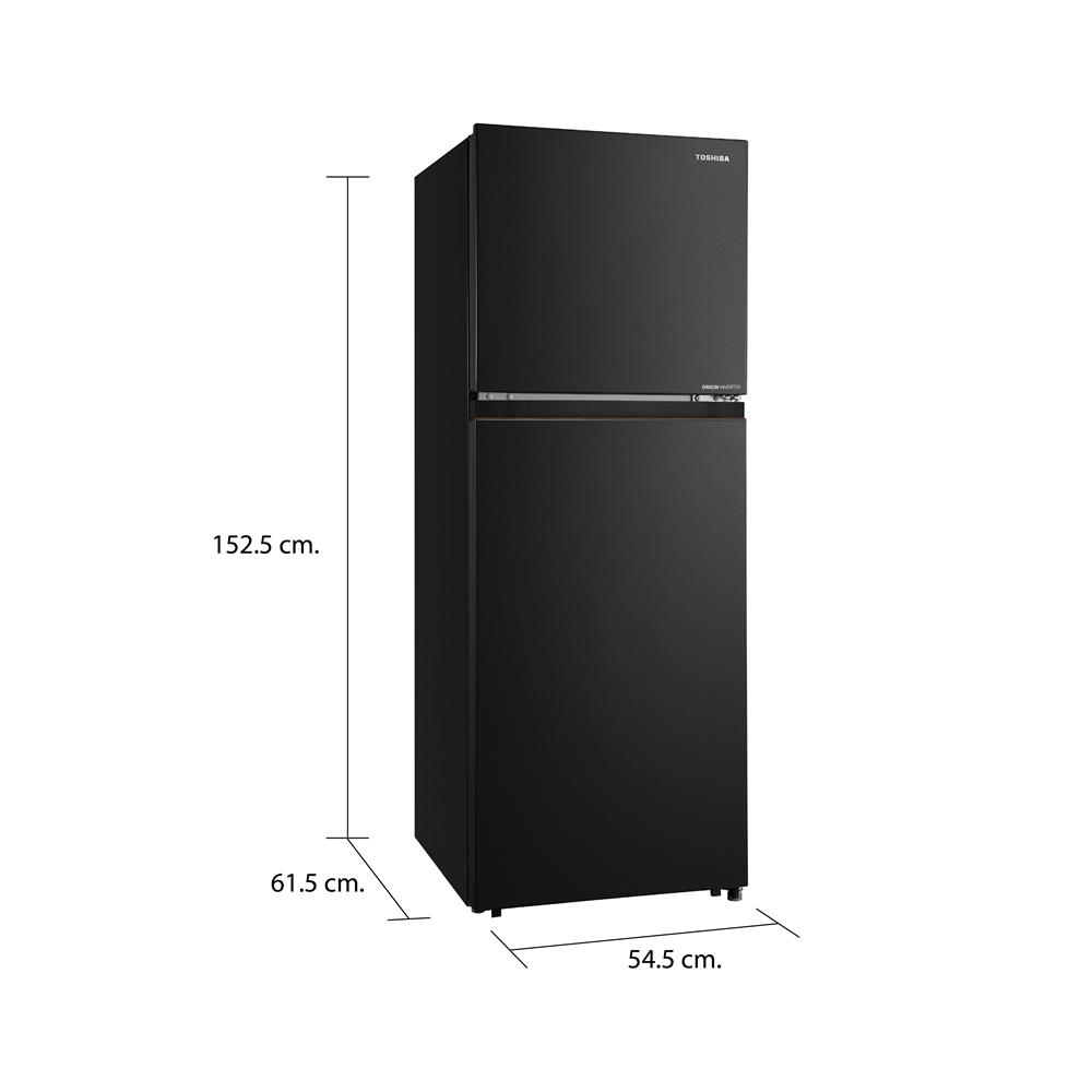 ตู้เย็น 2 ประตู TOSHIBA GR-RT310WE-PMTH(68) 8.4 คิว สีดำ