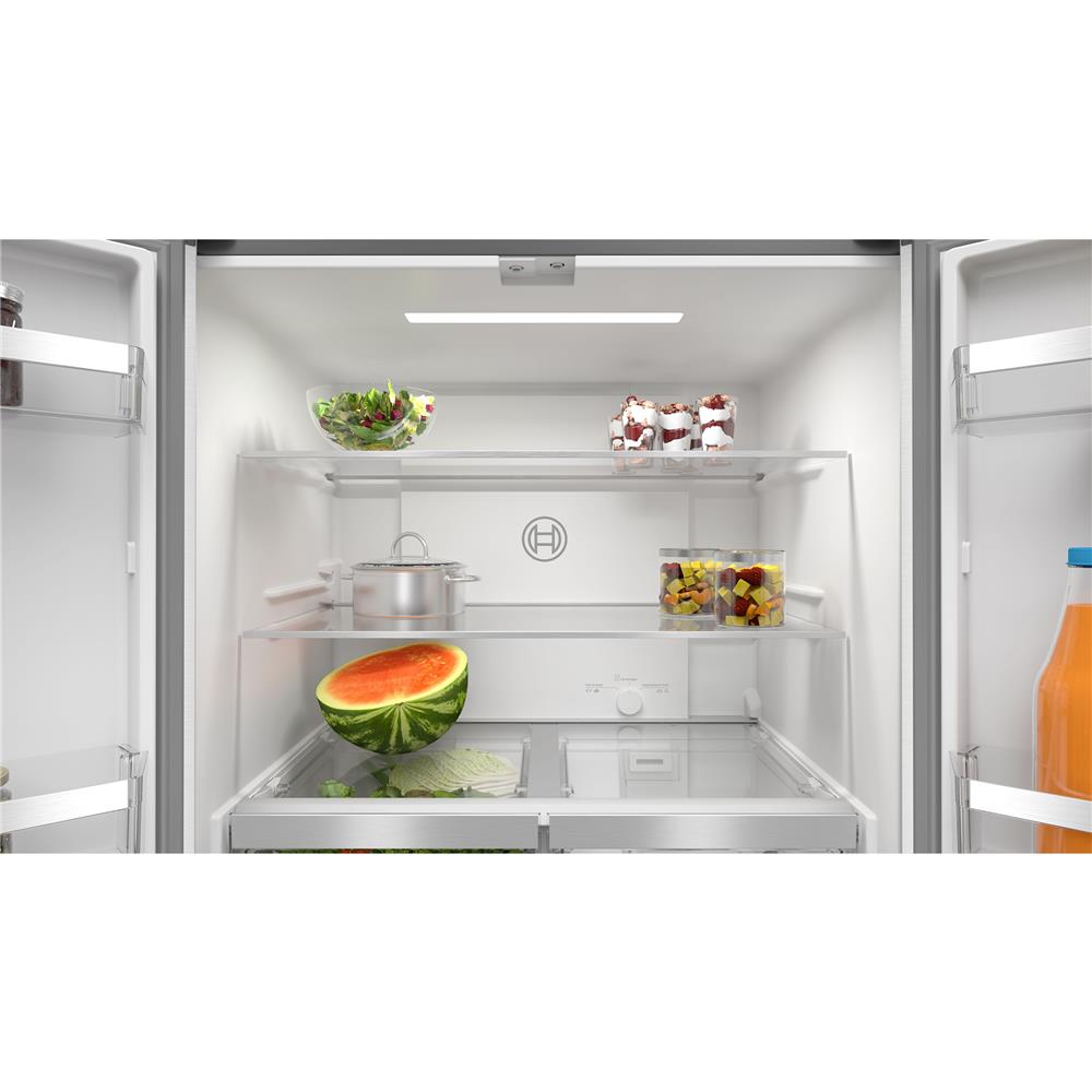 ตู้เย็น MULTI DOOR BOSCH KMC85LBEA 19 คิว สีกระจกดำ