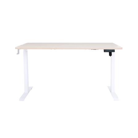 โต๊ะปรับระดับไฟฟ้า BEWELL TBS07-TOP06 100 ซม. สีไม้โอ๊ค/ขาว_1