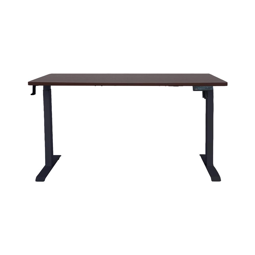 โต๊ะปรับระดับไฟฟ้า BEWELL TBS7-TOP6 100 ซม. สีวอลนัท/ดำ