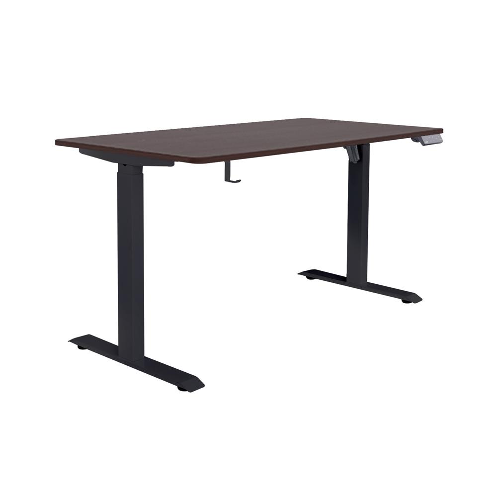 โต๊ะปรับระดับไฟฟ้า BEWELL TBS7-TOP6 100 ซม. สีวอลนัท/ดำ
