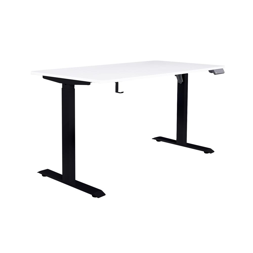 โต๊ะปรับระดับไฟฟ้า BEWELL TBS7-TOP6 100 ซม. สีขาว/ดำ