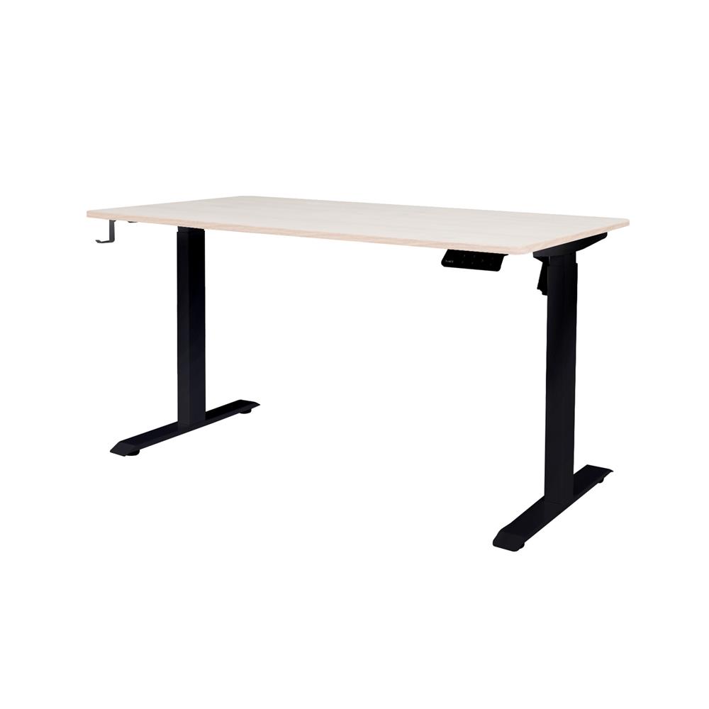 โต๊ะปรับระดับไฟฟ้า BEWELL TBS07-TOP10 100 ซม. สีโอ๊ค/ดำ