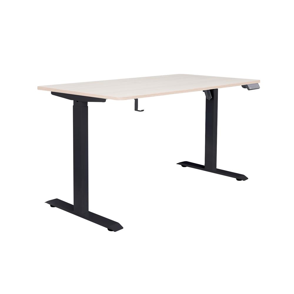 โต๊ะปรับระดับไฟฟ้า BEWELL TBS07-TOP10 100 ซม. สีโอ๊ค/ดำ