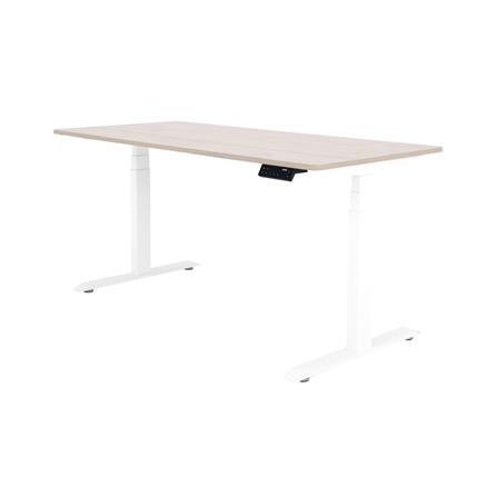 โต๊ะปรับระดับไฟฟ้า BEWELL TBS08-TOP07 150 ซม. สีไม้โอ๊ค/ขาว_0