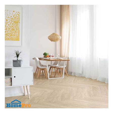 พื้น SPC ลายก้างปลา SMARTMATT PRO 6 มม. 2.04 ตร.ม. สี MODERN BEIGE (แพ็ก 26 ชิ้น)_2