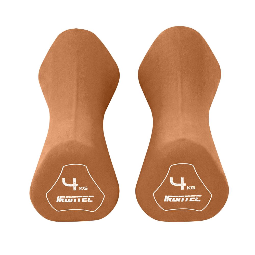 ดัมเบลหุ้มยาง IRONTEC CHOCOLATE 4 กก. 2 ชิ้น