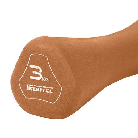 ดัมเบลหุ้มยาง IRONTEC CHOCOLATE 3 กก. (ชุด 2 ชิ้น)_4