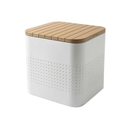 ม้านั่งสนาม BUA DESIGN BUASURFACE DOT SQUARE STOOL สีธรรมชาติ_0
