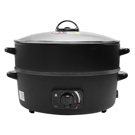 กระทะไฟฟ้า HANABISHI HTP-360S BLACK 2.5 ลิตร สีดำ_0