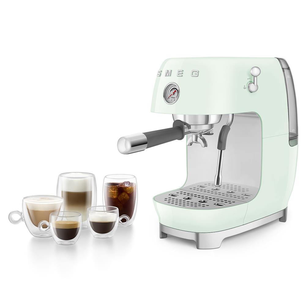 เครื่องชงกาแฟเอสเพรสโซ SMEG ECF03PGEU สีเขียว
