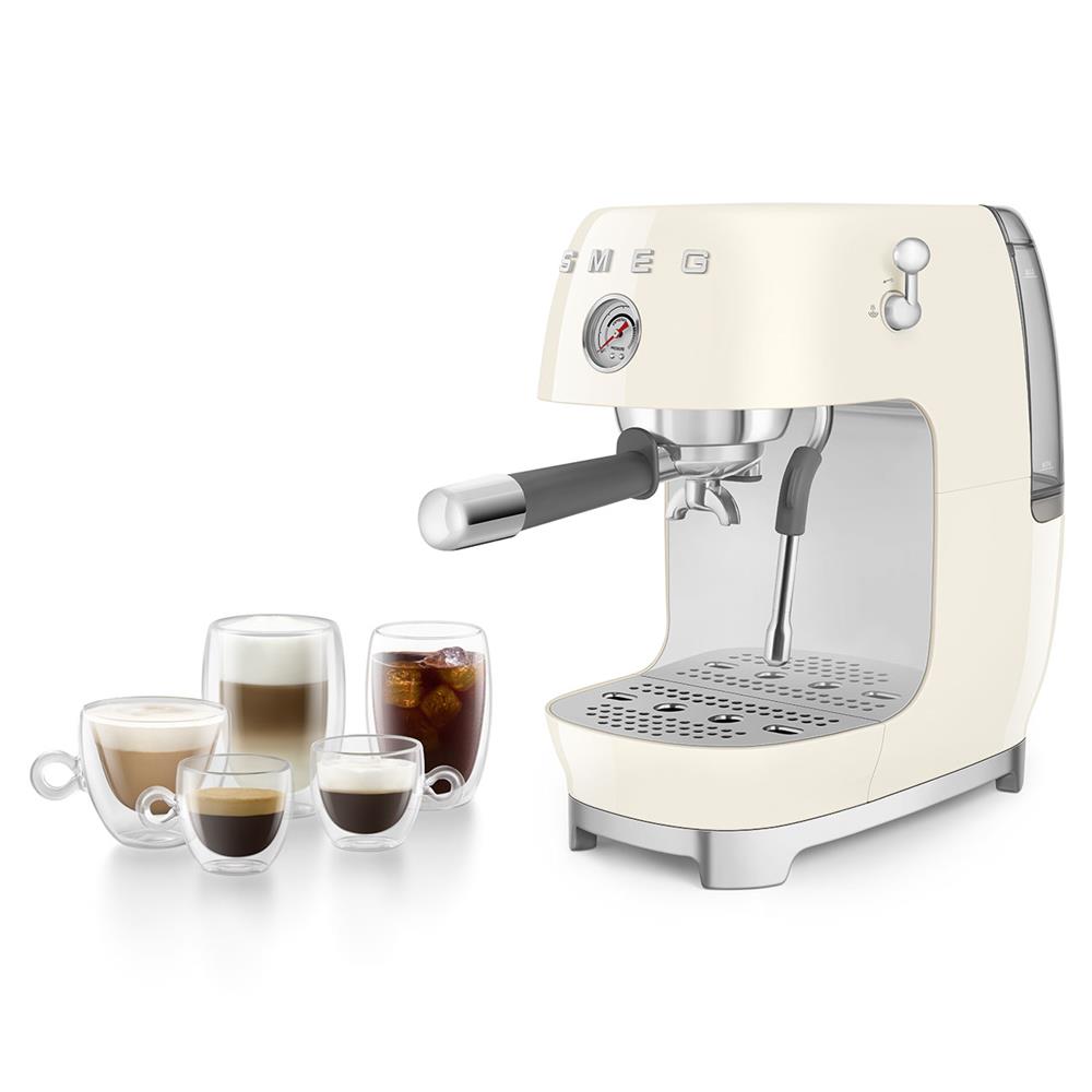 เครื่องชงกาแฟเอสเพรสโซ SMEG ECF03CREU สีครีม