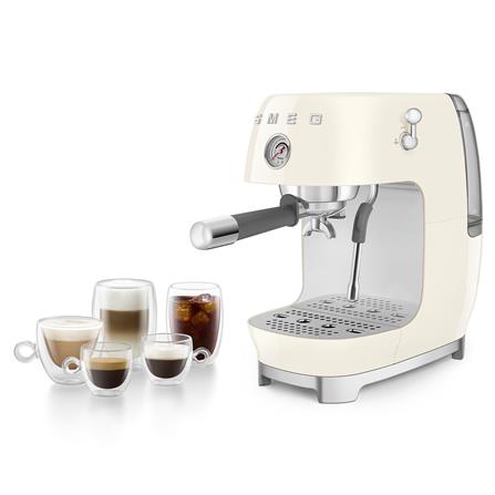 เครื่องชงกาแฟเอสเพรสโซ SMEG ECF03CREU สีครีม_8