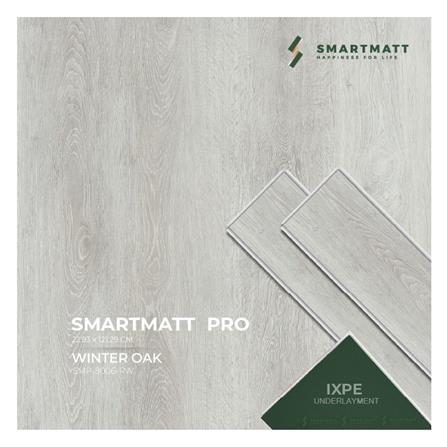 พื้น SPC SMARTMATT PRO 6 มม. 2.22 ตร.ม. สี WINTER OAK (แพ็ก 8 ชิ้น)_4