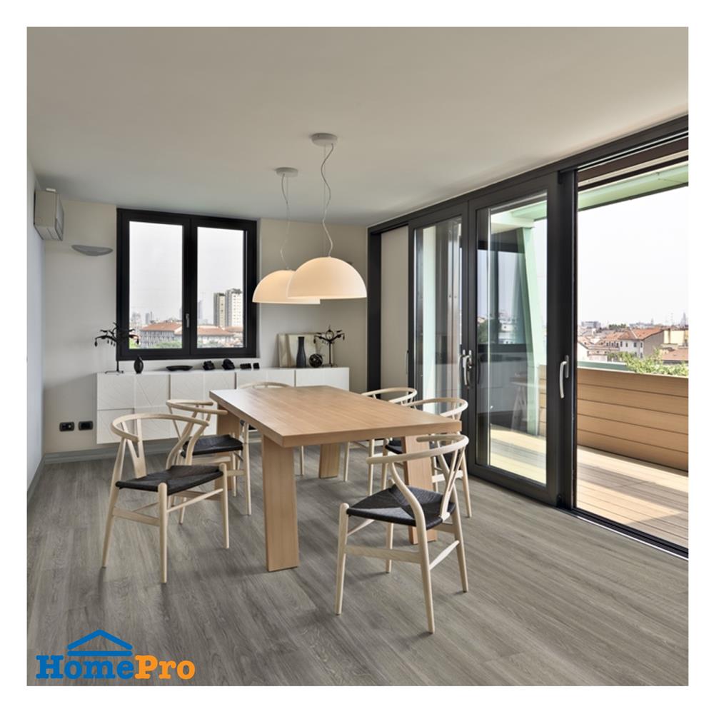 พื้น SPC SMARTMATT PRO 6 มม. 2.22 ตร.ม. สี GREY OAK (แพ็ก 8 ชิ้น)