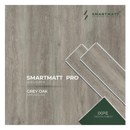 พื้น SPC SMARTMATT PRO 6 มม. 2.22 ตร.ม. สี GREY OAK (แพ็ก 8 ชิ้น)_4