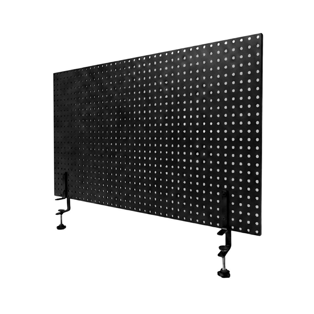 แผงเหล็กแขวนเครื่องมือ พร้อมขาจับ CUSTOMAI PEGBORD SIZE XL 60x120 ซม. สีดำ