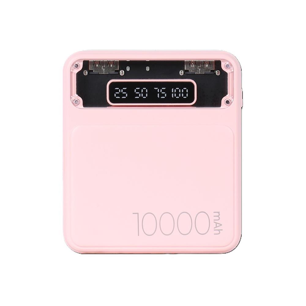 แบตสำรอง RIZZ RPB-122H 10000mAh สีชมพู