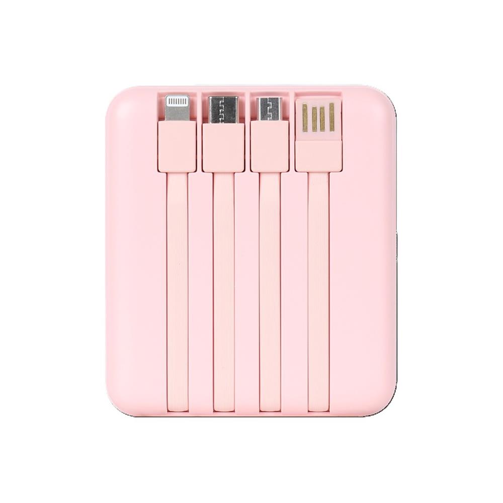 แบตสำรอง RIZZ RPB-122H 10000mAh สีชมพู