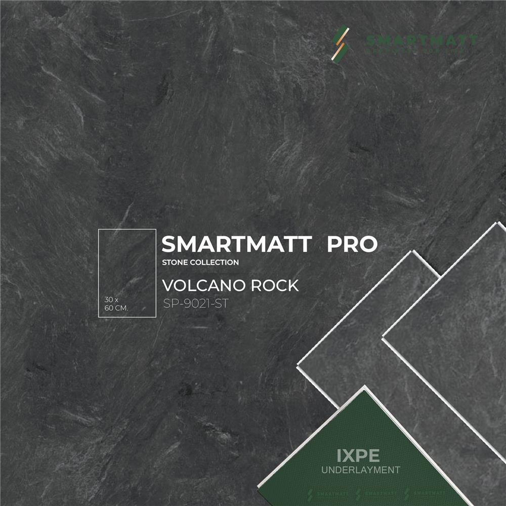 พื้น SPC SMARTMATT PRO 6 มม. 1.48 ตร.ม. สี VOLCANO ROCK (แพ็ก 8 แผ่น)