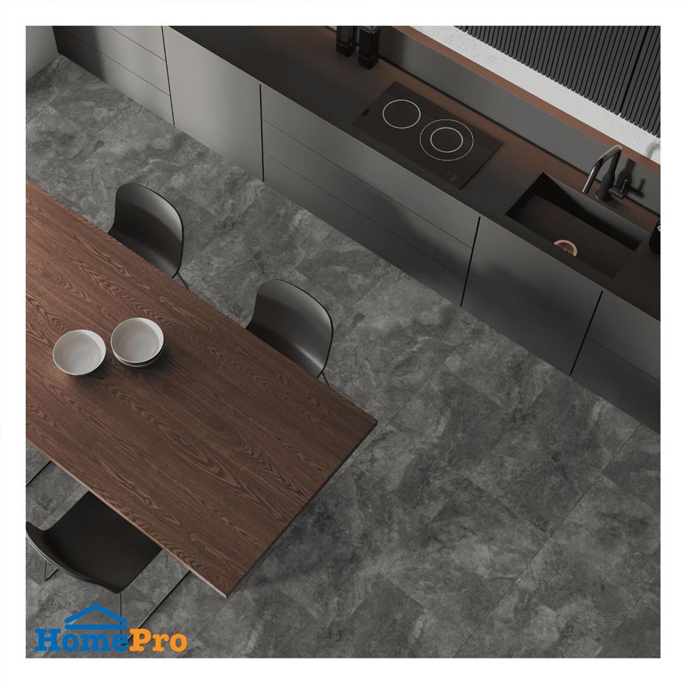พื้น SPC SMARTMATT PRO 6 มม. 1.48 ตร.ม. สี BLACK CASA (แพ็ก 8 แผ่น)