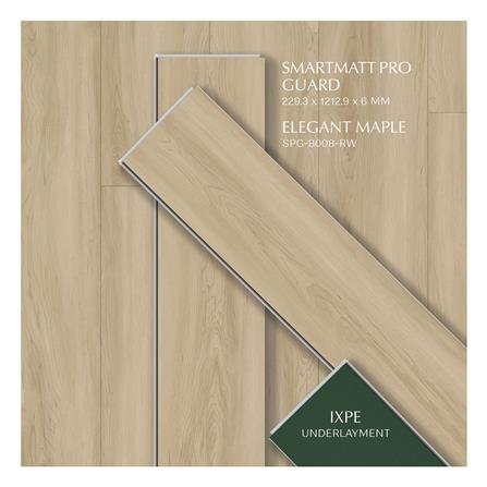 พื้น SPC SMARTMATT PRO GUARD 6 มม. 2.22 ตร.ม. สี ELEGANT MAPLE (แพ็ก 8 แผ่น)_4