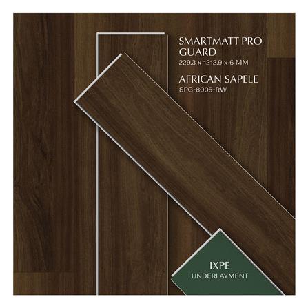 พื้น SPC SMARTMATT PRO GUARD 6 มม. 2.22 ตร.ม. สี AFRICAN SAPELE (แพ็ก 8 แผ่น)_4