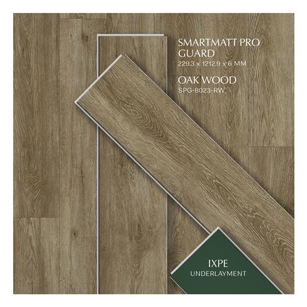 พื้น SPC SMARTMATT PRO GUARD 6 มม. 2.22 ตร.ม. สี OAK WOOD (แพ็ก 8 แผ่น)_4