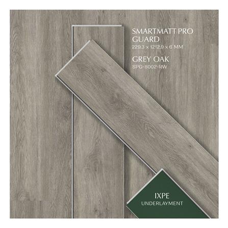 พื้น SPC SMARTMATT PRO GUARD 6 มม. 2.22 ตร.ม. สี GREY OAK (แพ็ก 8 แผ่น)_4