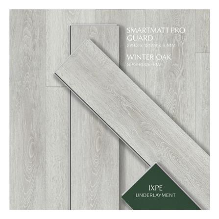 พื้น SPC SMARTMATT PRO GUARD 6 มม. 2.22 ตร.ม. สี WINTER OAK (แพ็ก 8 แผ่น)_4