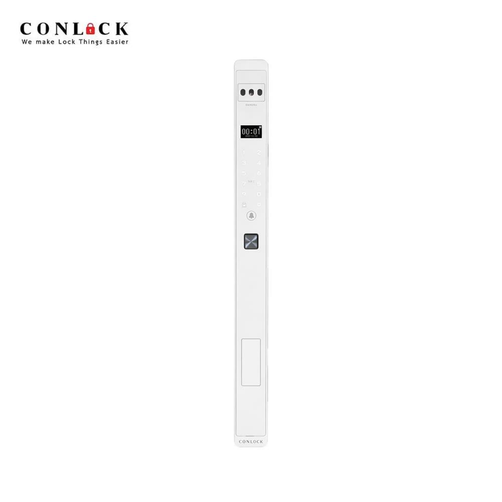 กลอนดิจิตอล CONLOCK XERCON SLIM สีขาว