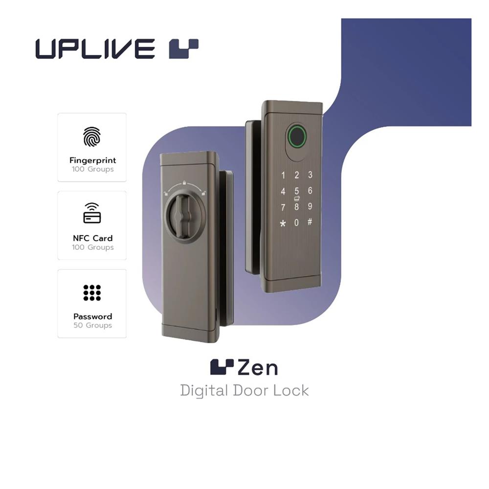 กลอนดิจิตอล UPLIVE SH-6501 (ZEN) สีน้ำตาล