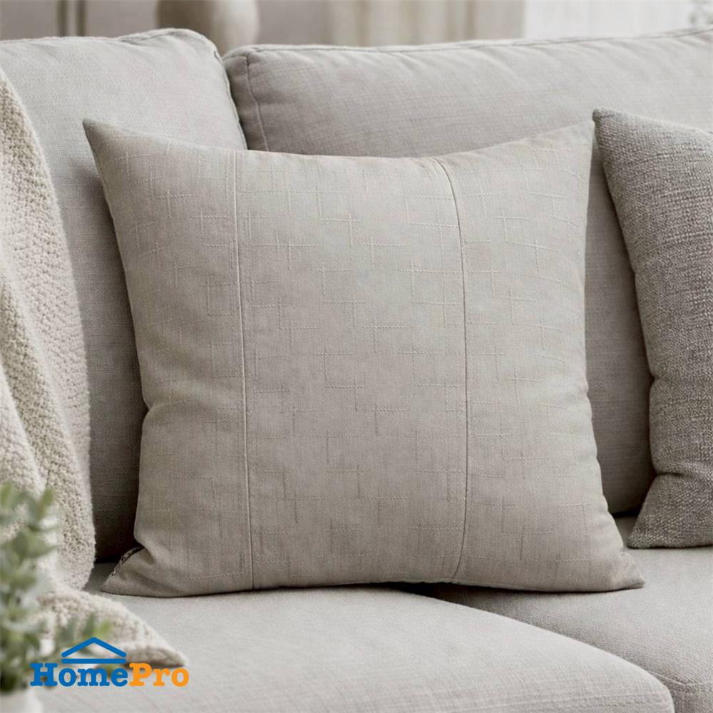 หมอนอิง HOME LIVING STYLE PLUSO 18x18 นิ้ว สีน้ำตาล