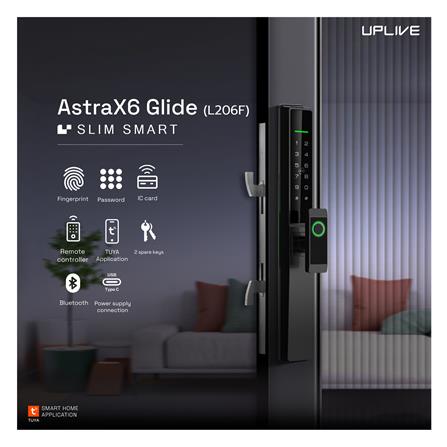 กลอนดิจิตอล UPLIVE L206F (ASTRAX6 GLIDE) สีดำ_3